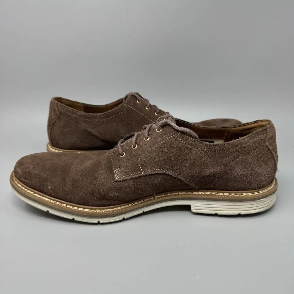 Timberland Naples Trail Oxford Suede Mens Casual Shoes Lace Up Size 13 Brown